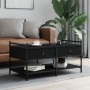 Mesa de centro madera de ingeniería negro 99x50x50 cm de , Mesas de centro - Ref: Foro24-833960, Precio: 72,59 €, Descuento: %