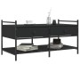Mesa de centro madera de ingeniería negro 99x50x50 cm de , Mesas de centro - Ref: Foro24-833960, Precio: 72,59 €, Descuento: %