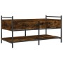 Mesa de centro madera de ingeniería roble ahumado 99x50x50 cm de , Mesas de centro - Ref: Foro24-833962, Precio: 71,44 €, Des...