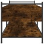 Mesa de centro madera de ingeniería roble ahumado 99x50x50 cm de , Mesas de centro - Ref: Foro24-833962, Precio: 71,44 €, Des...