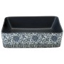Lavabo de encimera rectangular cerámica negro azul 46x35,5x13cm de , Lavabos - Ref: Foro24-155071, Precio: 133,83 €, Descuent...