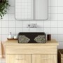 Lavabo sobre encimera rectangular cerámica negro 46x35,5x13 cm de , Lavabos - Ref: Foro24-155073, Precio: 107,21 €, Descuento: %