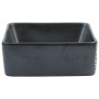 Lavabo sobre encimera rectangular cerámica negro 46x35,5x13 cm de , Lavabos - Ref: Foro24-155073, Precio: 107,21 €, Descuento: %