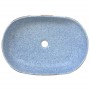 Lavabo sobre encimera ovalado cerámica multicolor 59x40x14 cm de , Lavabos - Ref: Foro24-155108, Precio: 144,11 €, Descuento: %