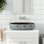 Lavabo sobre encimera ovalado cerámica negro y azul 59x40x14 cm de , Lavabos - Ref: Foro24-155115, Precio: 161,57 €, Descuent...