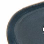 Lavabo sobre encimera ovalado arena y azul cerámica 59x40x14 cm de , Lavabos - Ref: Foro24-155103, Precio: 148,58 €, Descuent...