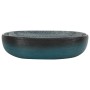 Lavabo sobre encimera ovalado cerámica turquesa 59x40x14 cm de , Lavabos - Ref: Foro24-155101, Precio: 167,14 €, Descuento: %
