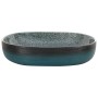 Lavabo sobre encimera ovalado cerámica turquesa 59x40x14 cm de , Lavabos - Ref: Foro24-155101, Precio: 167,14 €, Descuento: %