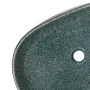 Lavabo sobre encimera ovalado cerámica turquesa 59x40x14 cm by , Sinks - Ref: Foro24-155101, Price: 151,84 €, Discount: %