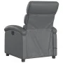 Sillón de masaje reclinable cuero sintético gris de , Sillones - Ref: Foro24-371723, Precio: 200,15 €, Descuento: %