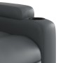 Sillón reclinable elevable cuero artificial gris en Sillones | Comprar online en Foru.es