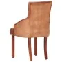 Esszimmerstühle 2 Einheiten echtes braunes Ziegenleder von , Essstühle - Ref: Foro24-288289, Preis: 346,98 €, Rabatt: %