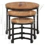 Mesitas auxiliares 3 piezas madera maciza de acacia de , Mesas auxiliares - Ref: Foro24-320687, Precio: 112,40 €, Descuento: %