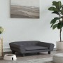 Cama para perros de terciopelo gris oscuro 70x48x22 cm en Camas para perros | Comprar online en Foru.es