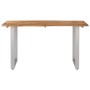 Mesa de comedor de madera maciza de acacia 140x70x76 cm de , Mesas de cocina y de comedor - Ref: Foro24-286478, Precio: 257,8...