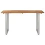 Mesa de comedor de madera maciza de acacia 140x70x76 cm by , Kitchen and dining tables - Ref: Foro24-286478, Price: 253,06 €,...