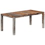 Mesa de comedor de madera maciza de sheesham gris 180x90x76 cm de , Mesas de cocina y de comedor - Ref: Foro24-248007, Precio...