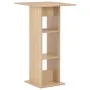 Mesa alta de bar color roble 60x60x110 cm de , Mesas de cocina y de comedor - Ref: Foro24-280207, Precio: 85,55 €, Descuento: %