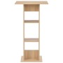 Mesa alta de bar color roble 60x60x110 cm de , Mesas de cocina y de comedor - Ref: Foro24-280207, Precio: 81,71 €, Descuento: %