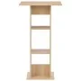 Mesa alta de bar color roble 60x60x110 cm de , Mesas de cocina y de comedor - Ref: Foro24-280207, Precio: 85,55 €, Descuento: %