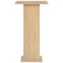 Mesa alta de bar color roble 60x60x110 cm de , Mesas de cocina y de comedor - Ref: Foro24-280207, Precio: 81,71 €, Descuento: %