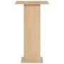 Mesa alta de bar color roble 60x60x110 cm de , Mesas de cocina y de comedor - Ref: Foro24-280207, Precio: 85,55 €, Descuento: %