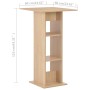 Mesa alta de bar color roble 60x60x110 cm de , Mesas de cocina y de comedor - Ref: Foro24-280207, Precio: 81,71 €, Descuento: %