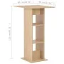 Mesa alta de bar color roble 60x60x110 cm de , Mesas de cocina y de comedor - Ref: Foro24-280207, Precio: 85,55 €, Descuento: %