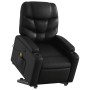 Sillón reclinable de masaje de pie cuero artificial negro en Sillones | Comprar online en Foru.es