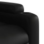 Sillón reclinable de masaje de pie cuero artificial negro en Sillones | Comprar online en Foru.es