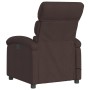 Sillón de masaje reclinable de tela marrón oscuro de , Sillones - Ref: Foro24-371706, Precio: 241,26 €, Descuento: %