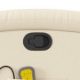 Sillón de masaje reclinable de tela crema de , Sillones - Ref: Foro24-371710, Precio: 256,14 €, Descuento: %