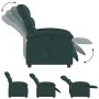 Sillón reclinable de tela verde oscuro de , Sillones - Ref: Foro24-371695, Precio: 187,54 €, Descuento: %