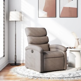 Sillón reclinable de tela gris taupe de , Sillones - Ref: Foro24-371697, Precio: 191,95 €, Descuento: %