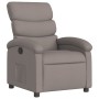 Sillón reclinable de tela gris taupe de , Sillones - Ref: Foro24-371697, Precio: 191,95 €, Descuento: %