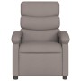 Sillón reclinable de tela gris taupe de , Sillones - Ref: Foro24-371697, Precio: 191,95 €, Descuento: %