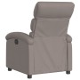 Sillón reclinable de tela gris taupe de , Sillones - Ref: Foro24-371697, Precio: 191,95 €, Descuento: %