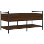 Mesa de centro madera de ingeniería roble marrón 99x50x50 cm de , Mesas de centro - Ref: Foro24-833964, Precio: 72,59 €, Desc...