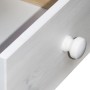 Mesita de noche de madera maciza de pino 43x34x40 cm de vidaXL, Mesitas de noche - Ref: Foro24-325535, Precio: 42,41 €, Descu...
