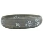 Oval gray ceramic countertop sink 59x40x15 cm by , Sinks - Ref: Foro24-155089, Price: 117,45 €, Discount: %