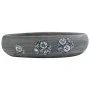 Oval gray ceramic countertop sink 59x40x15 cm by , Sinks - Ref: Foro24-155089, Price: 117,45 €, Discount: %