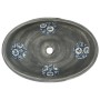 Lavabo sobre encimera ovalado cerámica gris 59x40x15 cm de , Lavabos - Ref: Foro24-155089, Precio: 118,99 €, Descuento: %