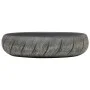 Lavabo sobre encimera ovalado cerámica negro y gris 59x40x15 cm de , Lavabos - Ref: Foro24-155080, Precio: 141,81 €, Descuent...