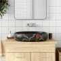 Oval black ceramic countertop sink 59x40x15 cm by , Sinks - Ref: Foro24-155082, Price: 139,67 €, Discount: %