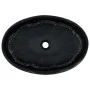 Oval black ceramic countertop sink 59x40x15 cm by , Sinks - Ref: Foro24-155082, Price: 139,67 €, Discount: %