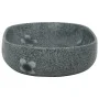 Lavabo sobre encimera ovalado cerámica azul 59x40x14 cm de , Lavabos - Ref: Foro24-155105, Precio: 136,35 €, Descuento: %