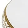 Lavabo sobre encimera ovalado cerámica blanco dorado 59x40x15cm de , Lavabos - Ref: Foro24-155111, Precio: 182,90 €, Descuent...