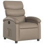 Sillón reclinable de cuero sintético color capuchino de , Sillones - Ref: Foro24-371719, Precio: 197,41 €, Descuento: %
