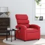 Reclining massage armchair in red synthetic leather by , Armchairs - Ref: Foro24-371725, Price: 218,14 €, Discount: %