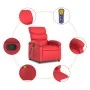 Sillón de masaje reclinable cuero sintético rojo de , Sillones - Ref: Foro24-371725, Precio: 218,14 €, Descuento: %